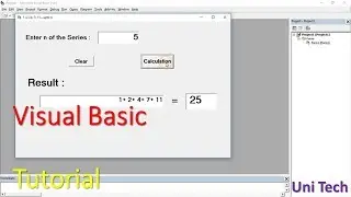 Sum with the Series : 1+2+4+7+11.... up to nth term | V B Programming Tutorial | Do While Loop & If