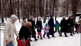 Рождество, игры на свежем воздухе