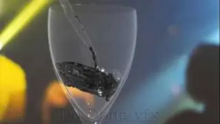 Water powering in to the Glass- Realistic Animation