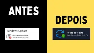 Como corrigir QUALQUER erro de atualização do Windows  PORTUGUESE