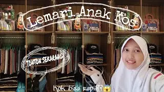 VLOG ANAK KOS PART 1| Merapikan Lemari Kos