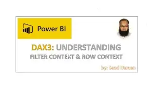 Dax3 - Filter context and row context