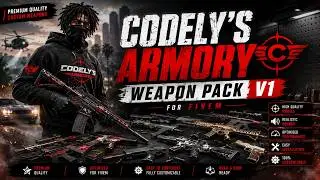 CodelyWeaponsPack V1| Custom Weapons for FiveM Servers | Best Weapon Pack for GTAV RP (2026)