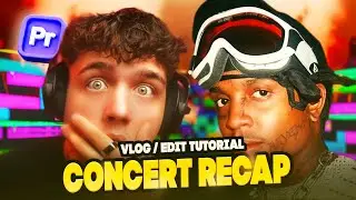 SKI MASK CONCERT RECAP VLOG & FULL EDITING BREAKDOWN