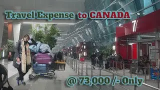 MY FLIGHT EXPERIENCE PART-1 | INDIA TO CANADA | WITHOUT AGENT | EXTRA 23 KG + HOTEL STAY.