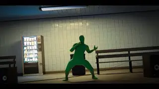 Dancing Green Man 2021|Blender EEVEE Animation