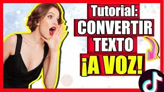 ✅ Como PONER VOZ A TEXTOS en TIKTOK |🔴Como convertir TEXTO a VOZ en TIK TOK | VOZ PARA TEXTOS TIKTOK