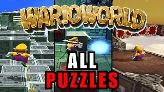 ALL PUZZLE ROOMS in WARIO WORLD Gamecube (Every Location + Solution)