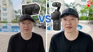DJI Action 5 vs Pocket 3 Camera Comparison - Color, Image Quality, and Microphone Performance