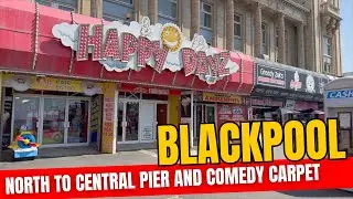 Blackpool: North Pier to Central Pier - I Got LUCKY Finding This!!