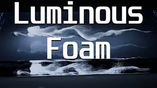 What If Foam Was Luminous? Multiple Blender Mantaflow Water Simulation