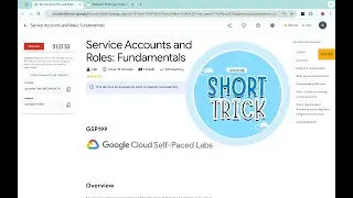 [2024] Service Accounts and Roles: Fundamentals | #qwiklabs | #GSP199 | [With Explanation🗣️]