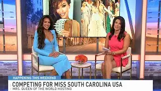 Mrs. Queen of the World appears on 'Good Morning Charleston' ahead of judging SC pageants