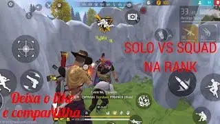 solo vs squad na rank FF #garena #freefire