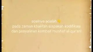 Kodifikasi Al-Qur'an pada Masa Khulafaur Rasyidin