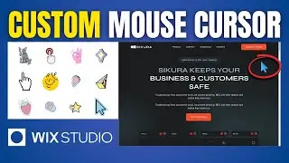 How To Add Custom Mouse Cursor to Your Website in Wix Studio | Change Default Mouse Cursor