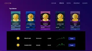 Cryptocurrency Landing Page Design (Part 2)