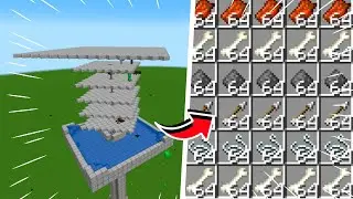 How to make a simple and efficient Mob Trap in Minecraft!!! 100% automatic!!!