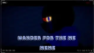 Wander for the me meme/Error Sans/Errortale/Undertale au/
