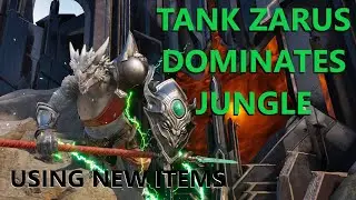 Tank Zarus Jungle With NEW ITEMS | Predecessor Zarus Gameplay