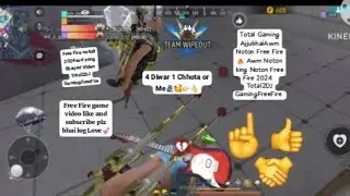 Total Gaming AjjubhaiAwm Noton Free Fire 🔥 Awm Noton king Noton Free Fire 2024  Total2DJ Gaming