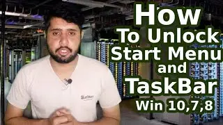 start menu not working windows 10 (HINDI - URDU) | lock start menu windows 10 | fix lock start menu