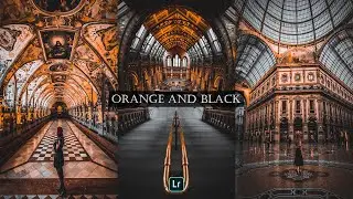 Preset Adobe Lightroom Mobile - Orange And Black Preset