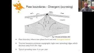Geodynamics  - Lecture 2.1: Divergent plate boundaries
