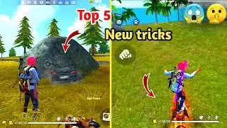 Top 5 new tricks in free fire /new secret tips and tricks - garena free fire #1