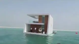 Floating house in Dubai