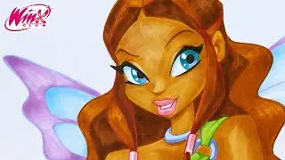 Winx Club - Disegna e colora Aisha