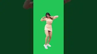 beautiful girl green screen //trending_green_screen_video
