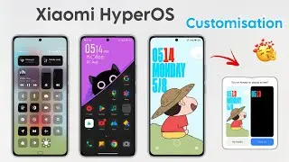 Xiaomi HyperOS Customisation Used Xiaomi HyperOS Themes ✨ Create A Attractive Loocking 🔥