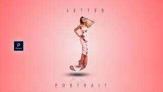 Letter ( J ) Portrait Design Tutorial in Pixellab and Picsart | Bangle Tutorial | 2024