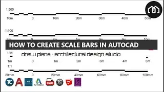 How To Create Your Own Scale Bars | AutoCAD |TurboCAD