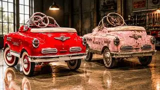 Restoring a Rusted 1950s Pedal Car Found in the Scrap Heap | by @meinemechaniker