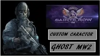 Saints Row 4 Custom Character play as ( GHOST) from mw2