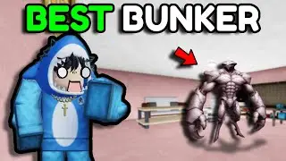 I Built The BEST BUNKER in Roblox Dangerous Night...
