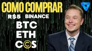 Comprando Bitcoin | Ethereum e COS com apenas R$5 na Binance | Investidor Inteligente | Criptomoedas