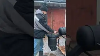 Смокер, мангал из газового баллона