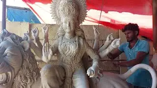 Rahul Kalakar Durga idol 2021 | Durga idol Making Process at Nagole | Durga Murti Making 2021