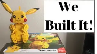 We Build Jumbo Pikachu from Mega Construx