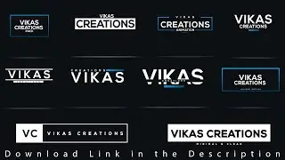 How to make a Logo in After Effects - Mini Titles Pack - After Effects Tutorial [ FREE DOWNLOAD ]