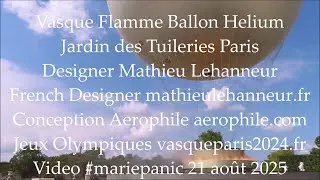 Vasque Flamme Jardin des Tuileries Paris 21 août 2025 No.2 #vasque #flamme #flame #mariepanic