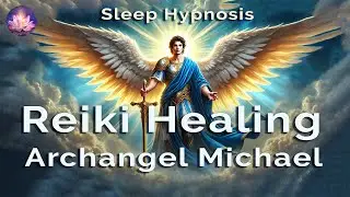 Powerful Reiki Healing by Archangel Michael 🩵 Guided Sleep Meditation (432Hz, Binaural Beats)