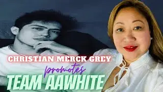 CHRISTIAN MERK GREY promotes Team AAWHITE