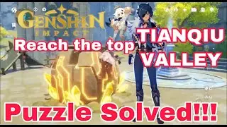 Genshin Impact - Unlock The Secret of Tianqiu Valley - Reach the Top of the Tower  Solution /Tricks