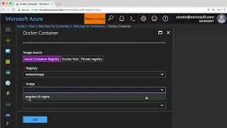 Create Azure Web App for Containers