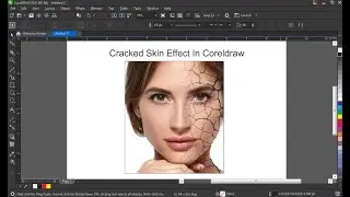 EASY TIPS TO MAKE CRACKED SKIN EFFECT IN CORELDRAW | CORELDRAW TUTORIALS | DOCTOR DESIGN