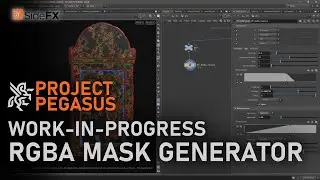 Houdini - Project Pegasus - Vertex Color Mask Generator